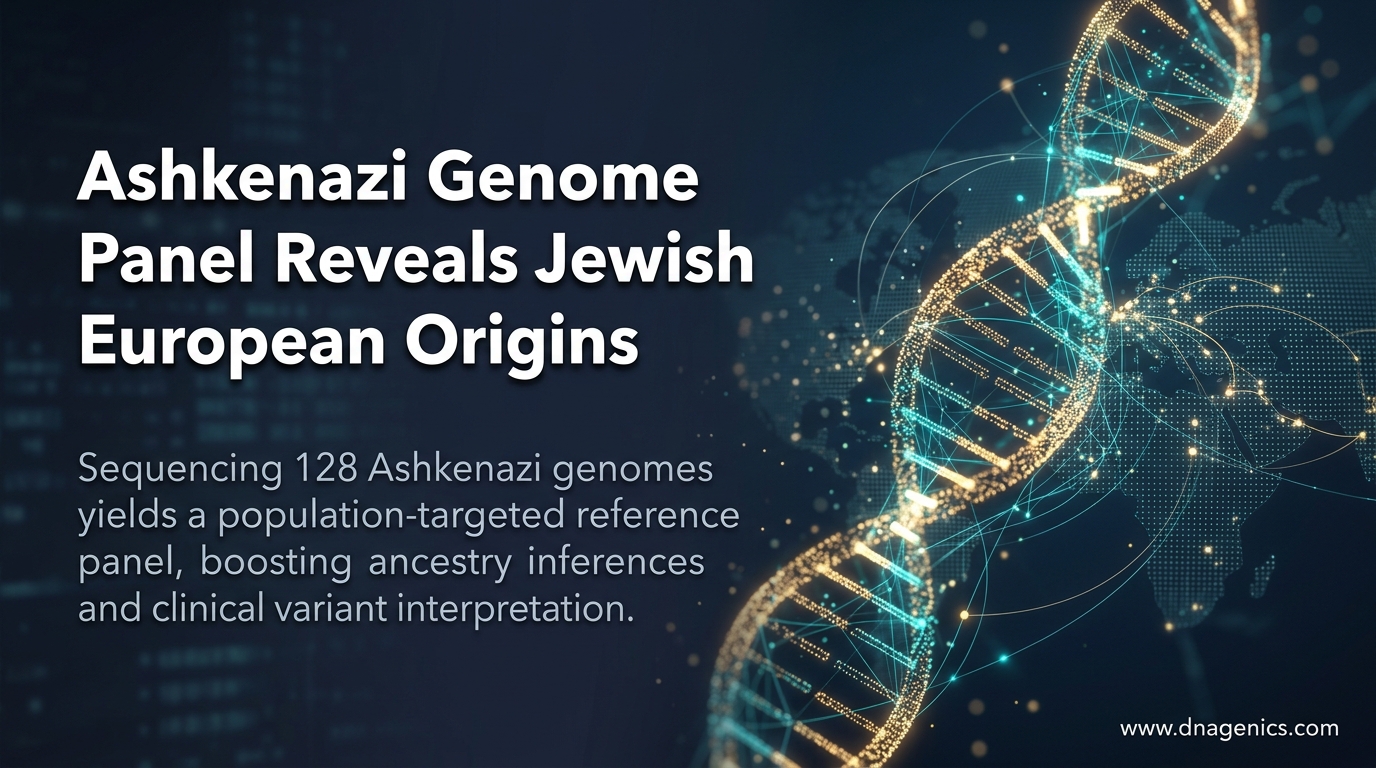 Graphic of Ashkenazi reference panel and ancestry links