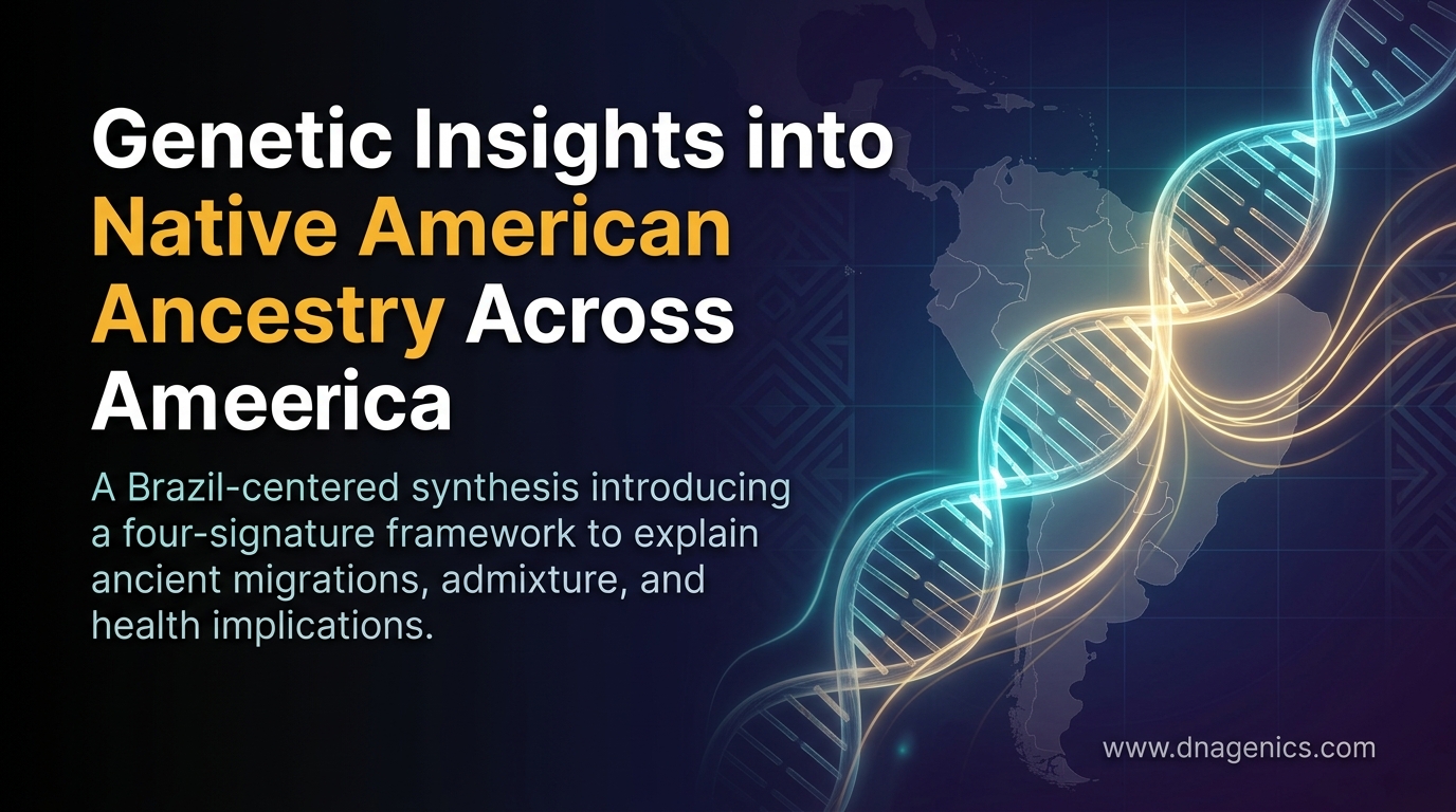 Infographic for Genetic insights into the peoples who shaped the American continent.