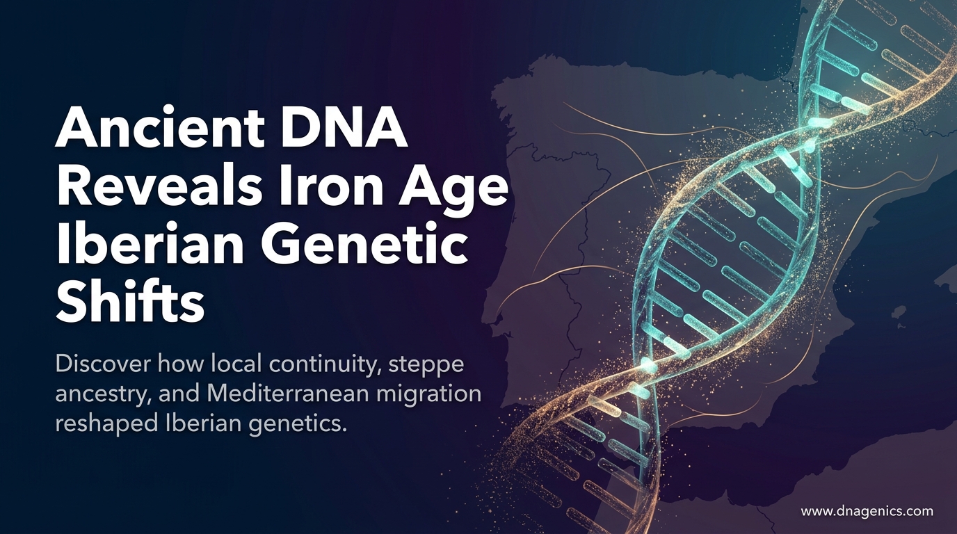 Ancient DNA analysis of Iron Age northeastern Iberia showing ancestry continuity and migration patterns