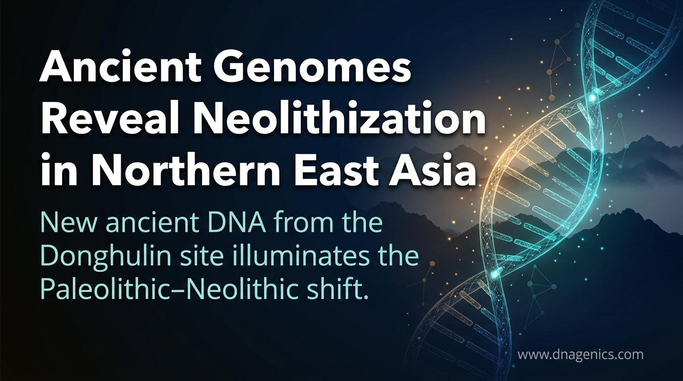 Map showing Neolithization in northern East Asia and the Donghulin site