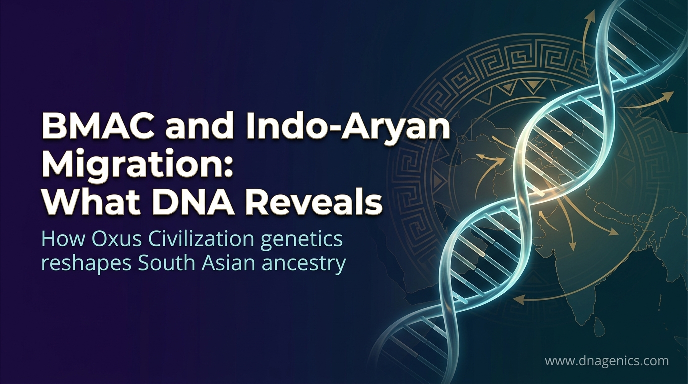 Ancient Central Asian oasis settlement linked to BMAC DNA and Indo-Aryan migration