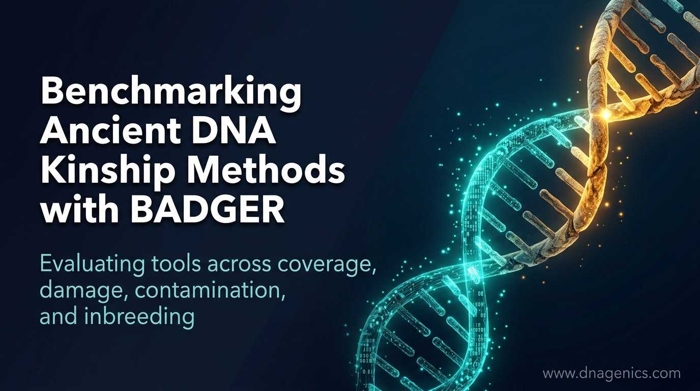BADGER benchmarking workflow for ancient DNA kinship estimation
