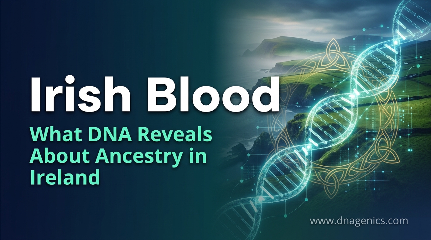 Cover image for Irish Blood: What DNA Reveals About Ancestry in Ireland