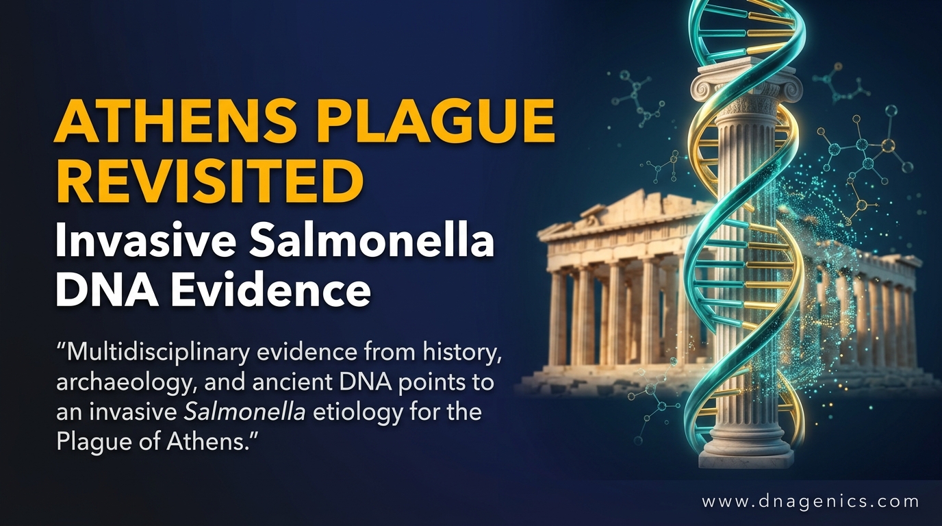 Graphical abstract showing integration of historical, archaeological, and aDNA data for the Plague of Athens hypothesis