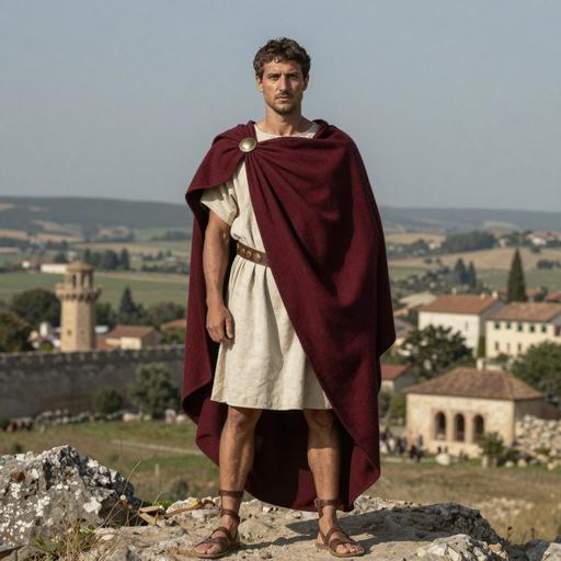 Portrait reconstruction of A man buried in Croatia in the Late Antiquity era