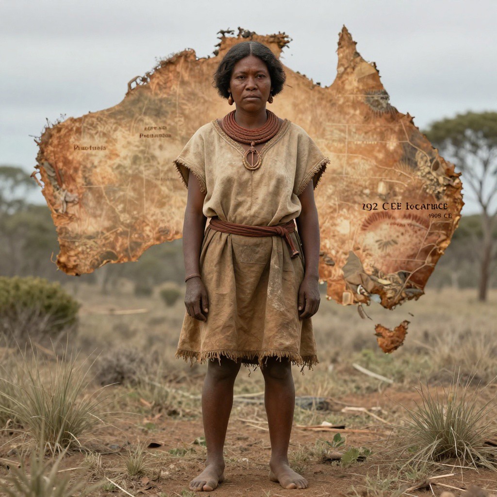 Portrait of ancient individual WPAH4 from Australia, dated 400-1800 CE