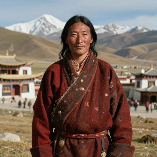 Portrait of ancient individual C5157 from China, dated 992 CE - 1154 CE