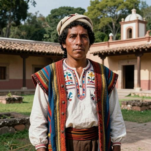 Portrait of ancient individual SJN001 from Mexico, dated 1453 CE - 1626 CE