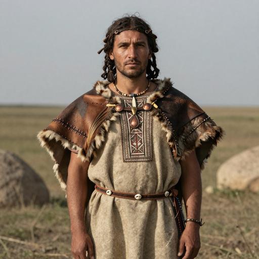 Portrait of ancient individual VERT117 from Ukraine, dated 3800 BCE - 3500 BCE