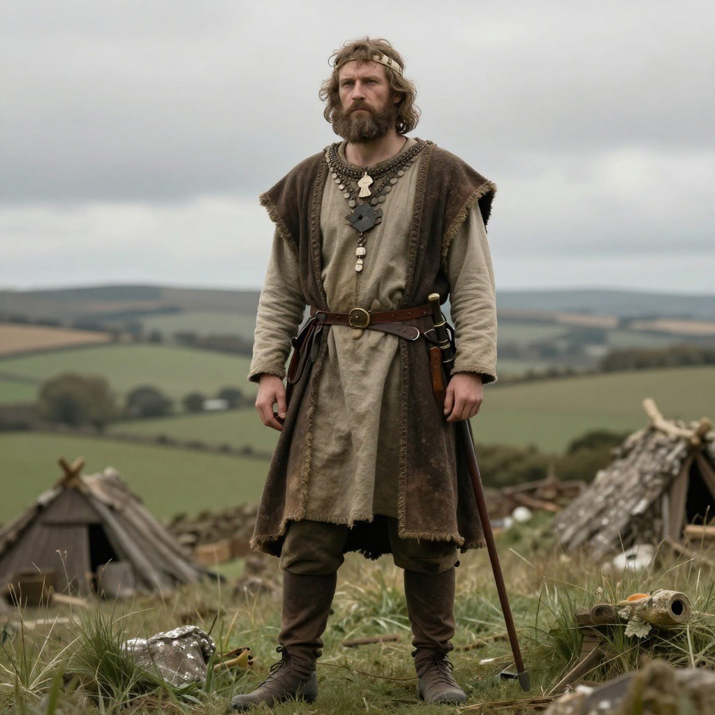 Portrait reconstruction of A man buried in United Kingdom in the  era