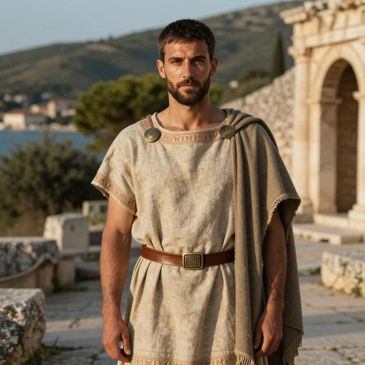 Portrait reconstruction of A man buried in Croatia in the Middle Ages era