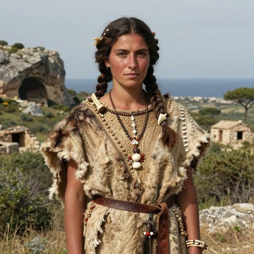 Portrait of ancient individual TORTC from France, dated 2578 BCE - 2472 BCE