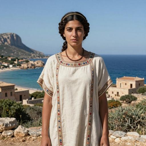 Portrait reconstruction of A woman buried in Italy in the Iron Age era