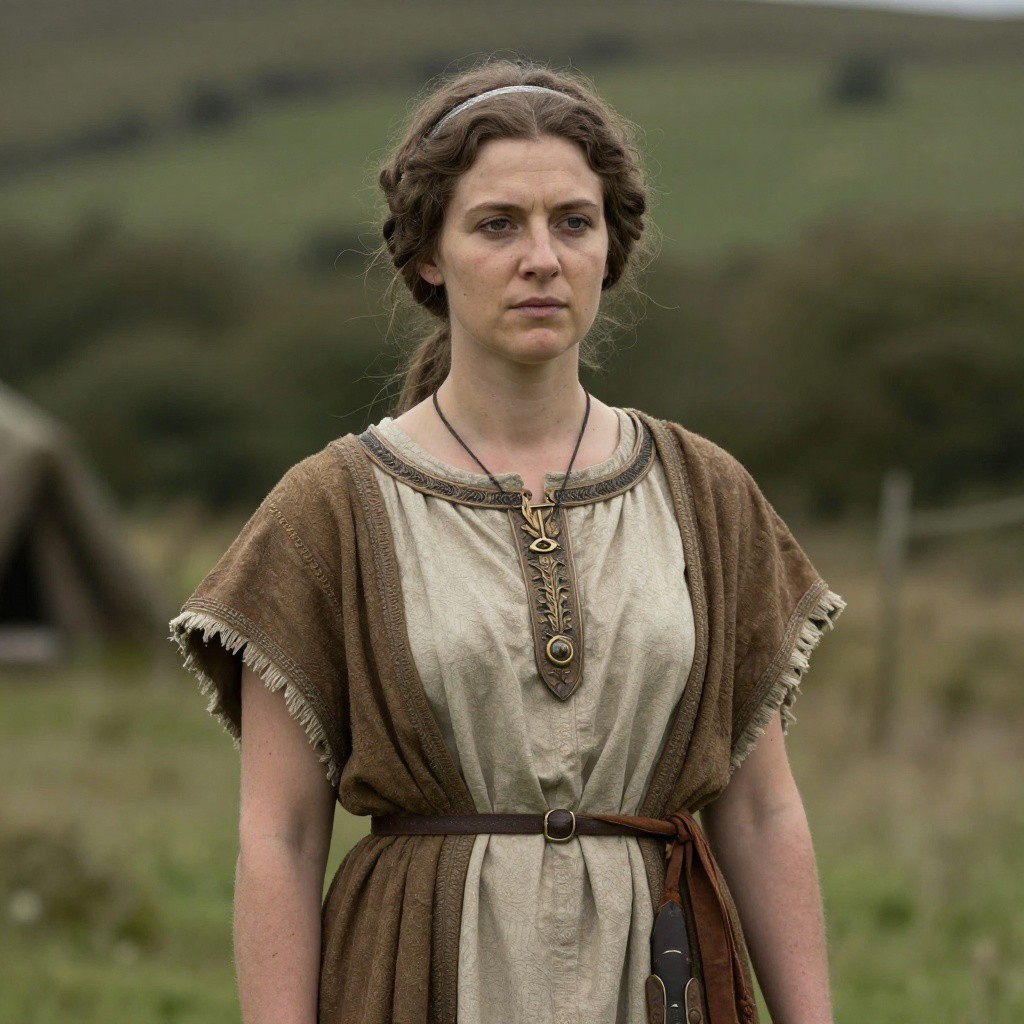 Portrait reconstruction of A woman buried in United Kingdom in the  era