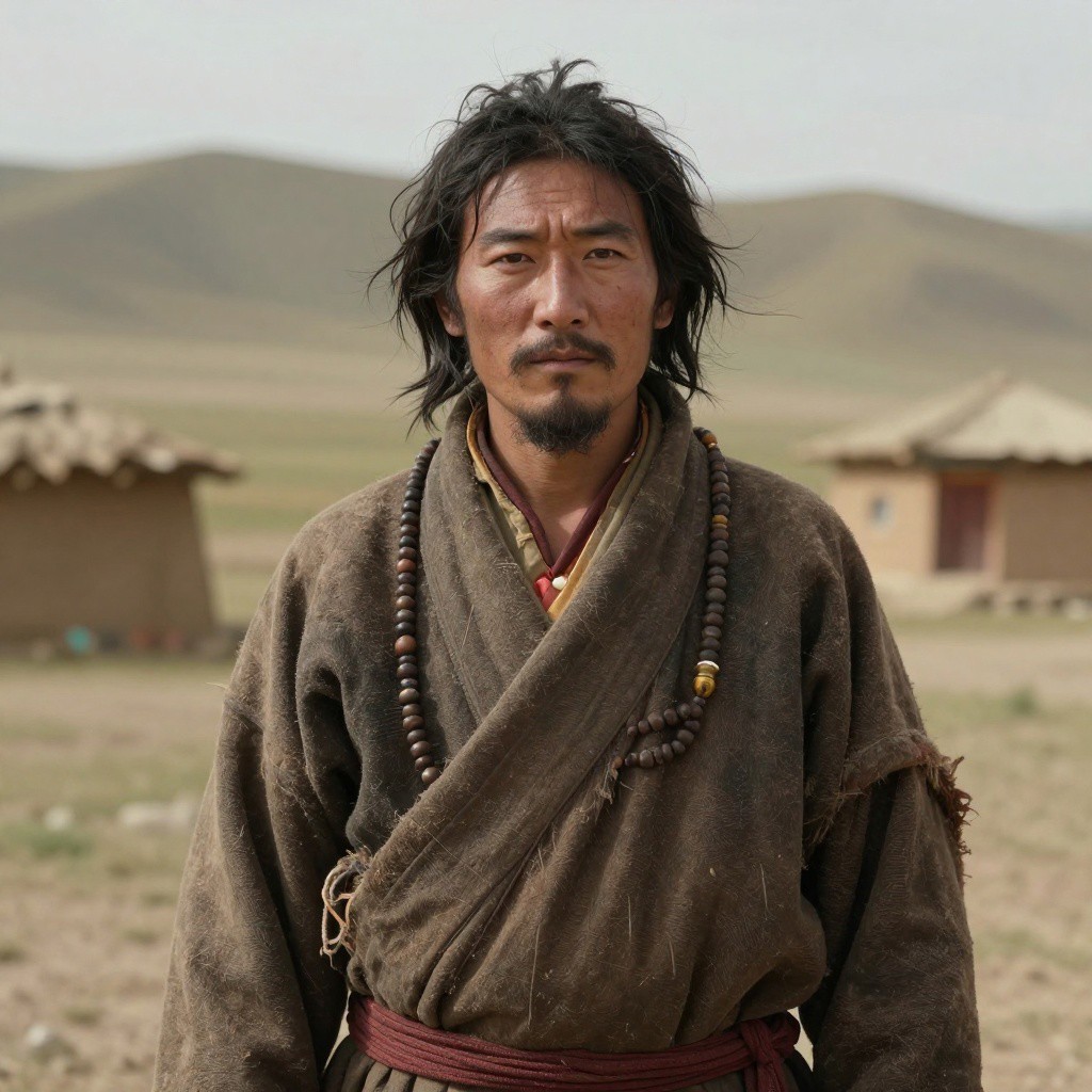 Portrait of ancient individual GBSL3 from China, dated 800-400 BCE