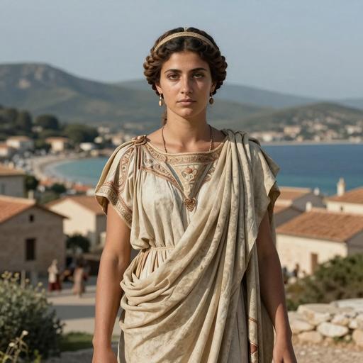 Portrait reconstruction of A woman buried in Italy in the Late Antiquity era