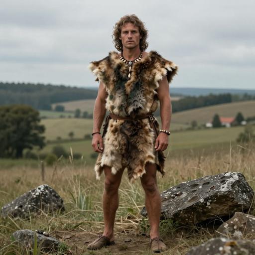 European Hunter-Gatherer portrait