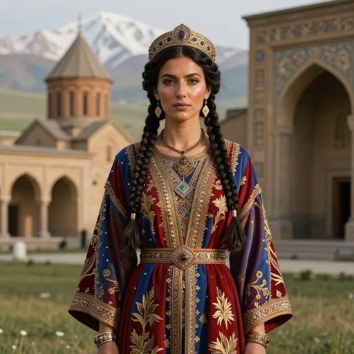 Portrait of ancient individual R11543 from Armenia, dated 421 CE