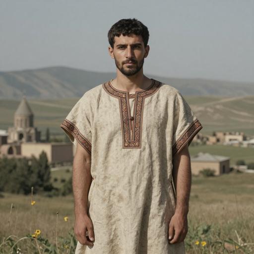 Portrait of ancient individual R11541 from Armenia, dated 44 BCE
