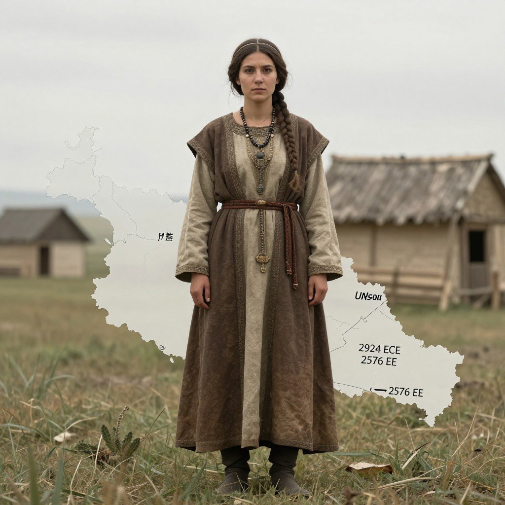 Portrait reconstruction of A woman buried in Russia in the  era
