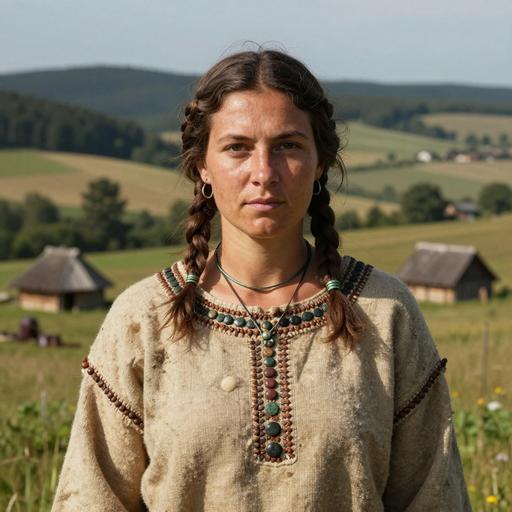 Portrait reconstruction of ROU004