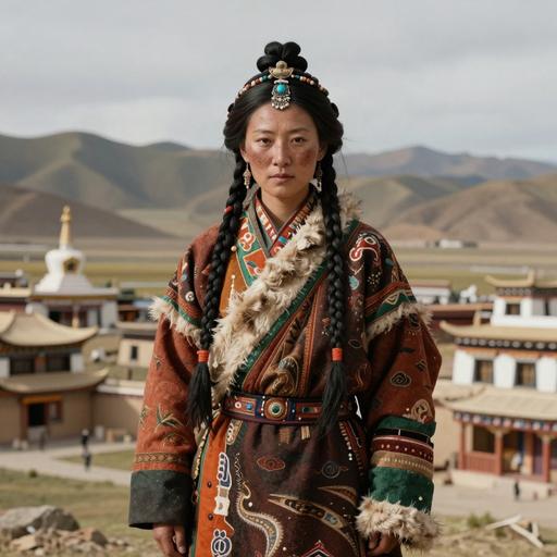 Portrait of ancient individual C5189 from China, dated 660 CE - 774 CE