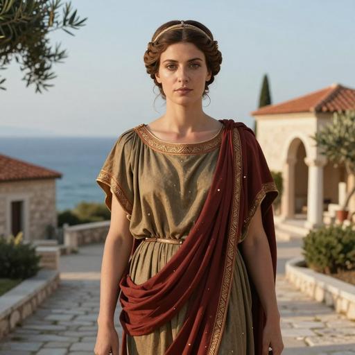 Portrait reconstruction of A woman buried in Croatia in the Middle Ages era