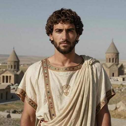 Portrait of ancient individual R11546 from Armenia, dated 156 BCE
