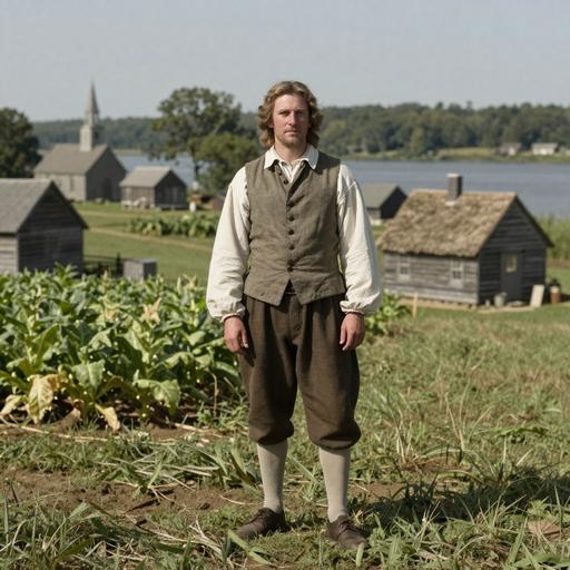 Portrait of ancient individual I2099 from USA, dated 1682 CE