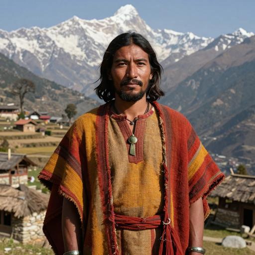 Portrait of ancient individual KS8 from Nepal, dated 800 BCE - 1 BCE