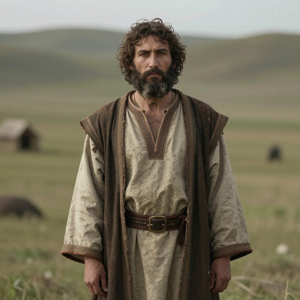 Portrait reconstruction of A man buried in Russia in the  era