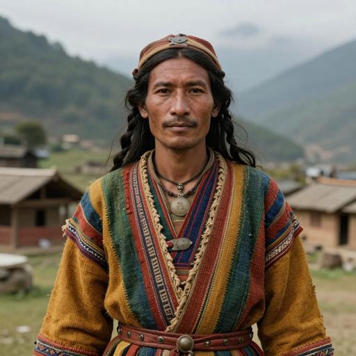 Portrait of ancient individual KS20_KS25 from Nepal, dated 800 BCE - 1 BCE