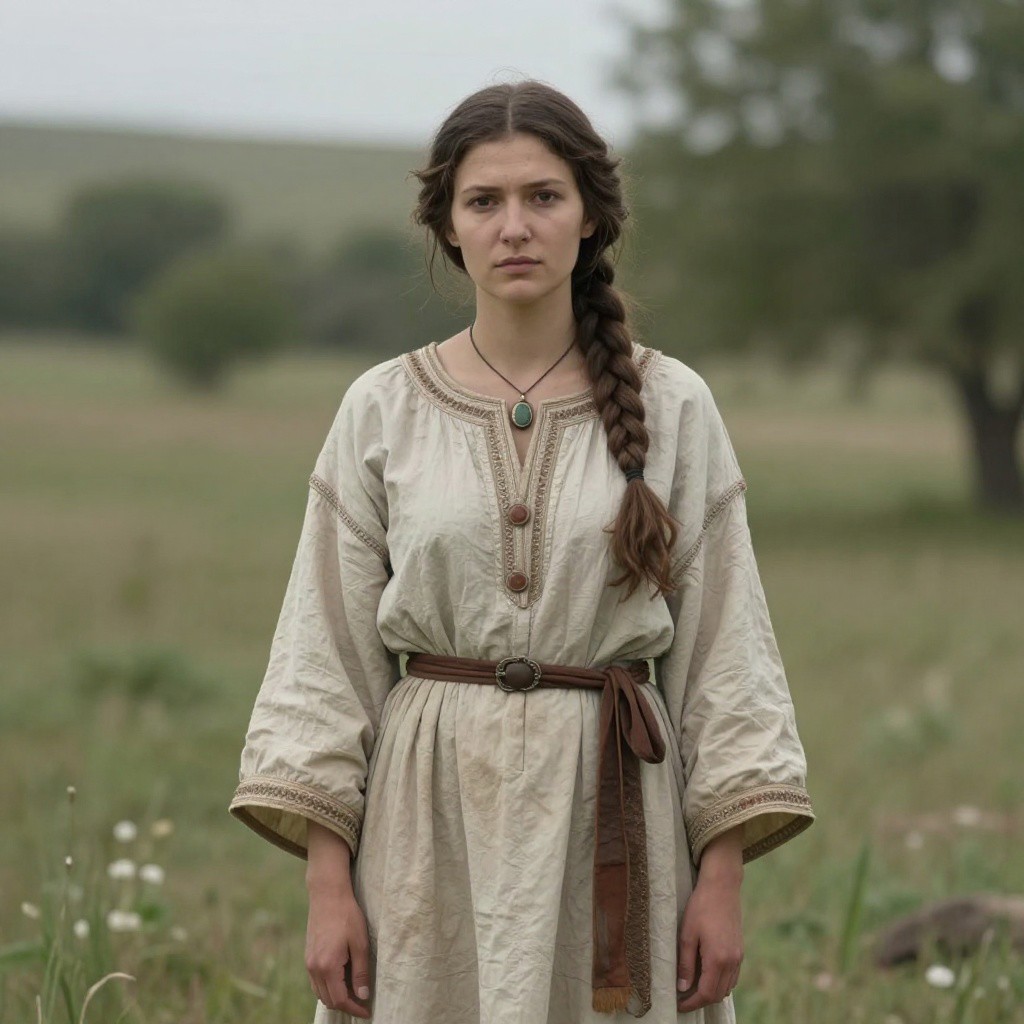 Portrait reconstruction of A woman buried in Russia in the  era