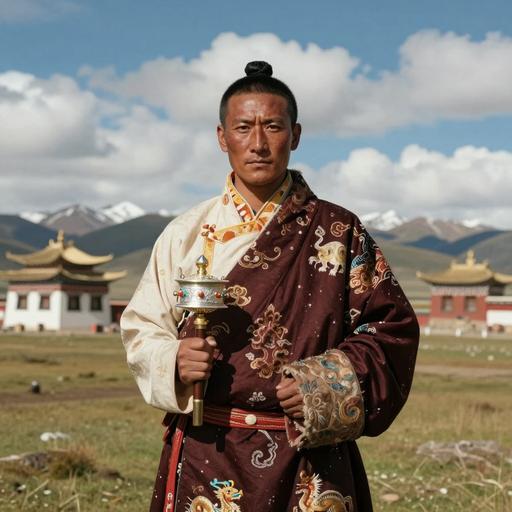 Portrait of ancient individual CSP132 from China, dated 772 CE - 988 CE