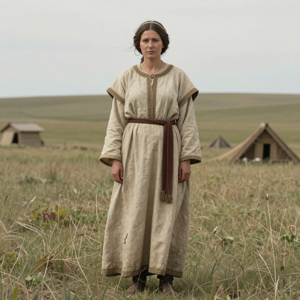 Portrait reconstruction of A woman buried in Hungary in the  era