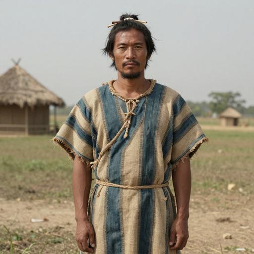 Portrait of ancient individual C4779 from China, dated 3400 BCE - 1900 BCE