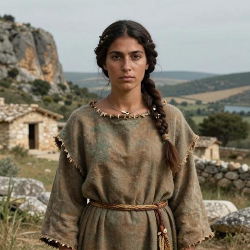 Portrait of ancient individual ROUQEE from France, dated 3321 BCE - 2937 BCE