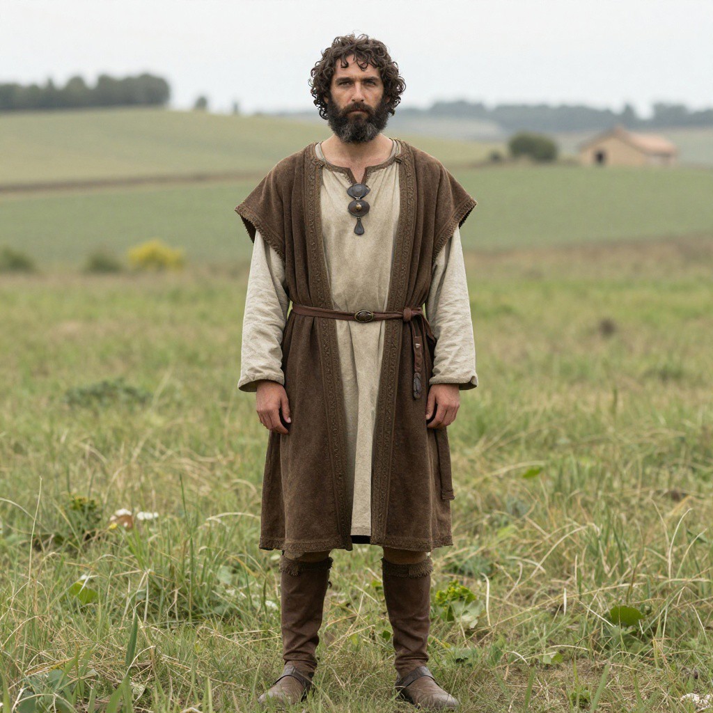 Reconstructed portrait of Occitanie Gard Avendela Boucle N individual, Aven de la Boucle (Occitanie Region, Gard Department, Corconne), France (3,554-2,746 BCE)
