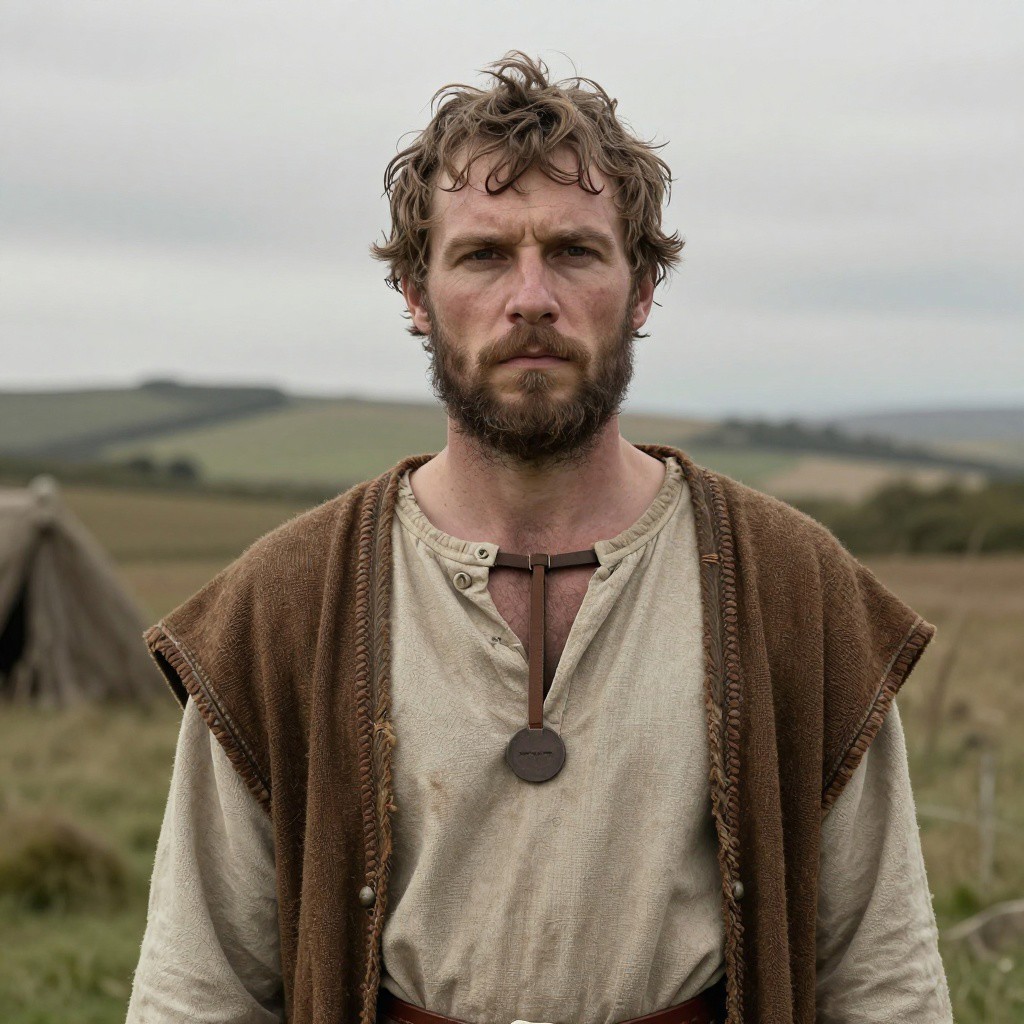 Portrait reconstruction of A man buried in United Kingdom in the  era