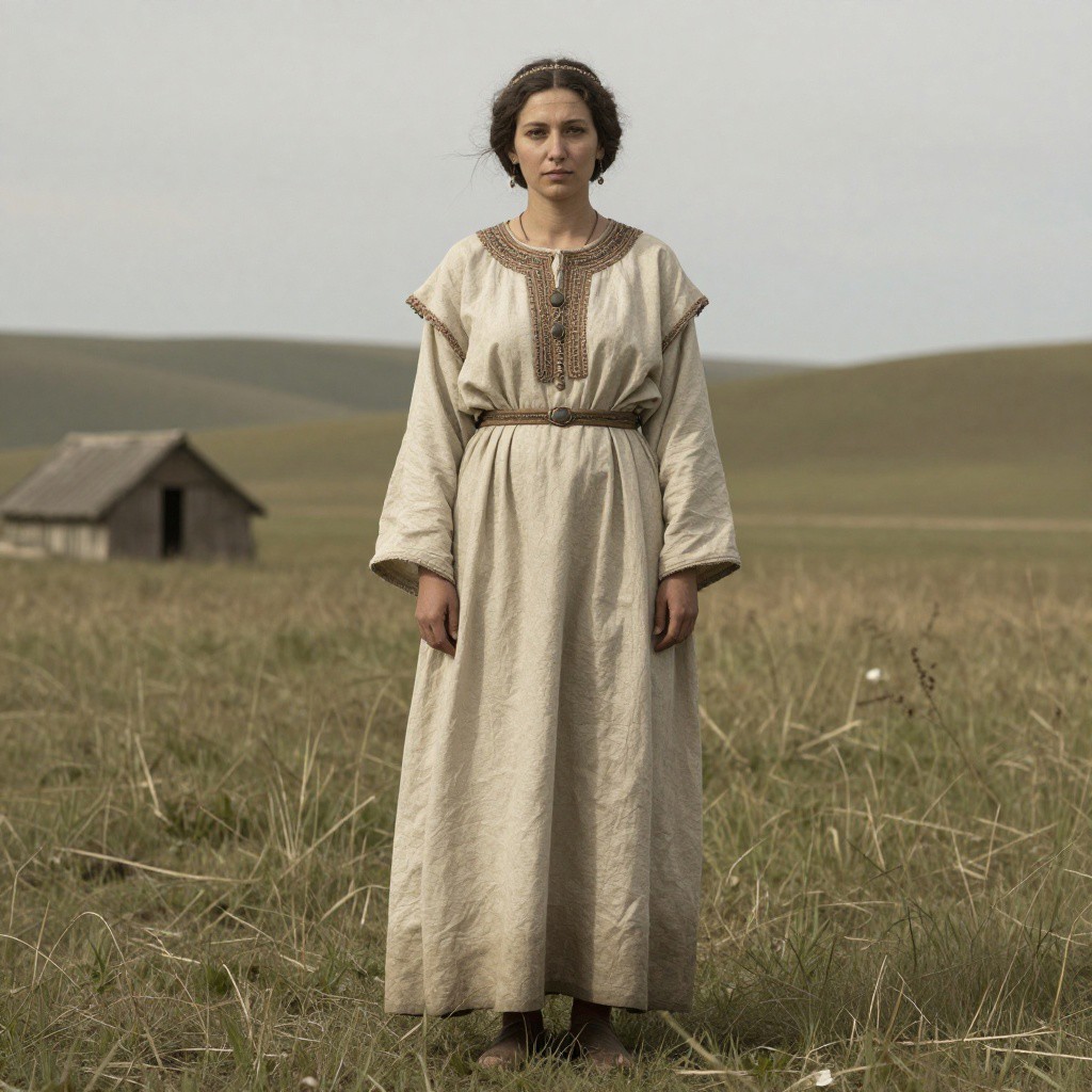 Portrait reconstruction of A woman buried in Russia in the  era