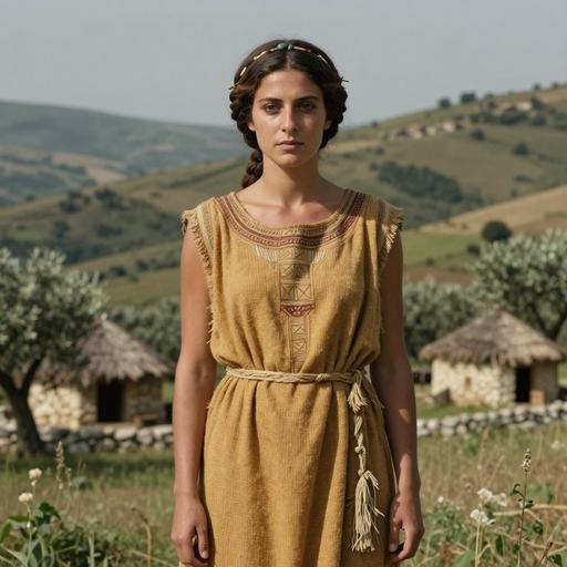 Portrait reconstruction of A woman buried in Italy in the Bronze Age era