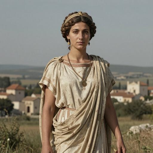Portrait reconstruction of A woman buried in Croatia in the Middle Ages era