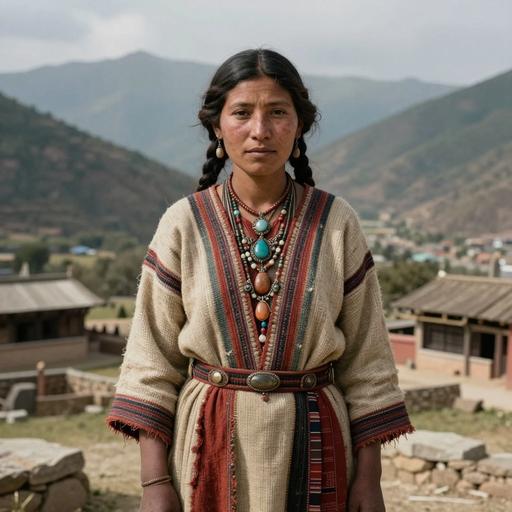 Portrait of ancient individual U2 from Nepal, dated 1550 BCE - 1325 BCE