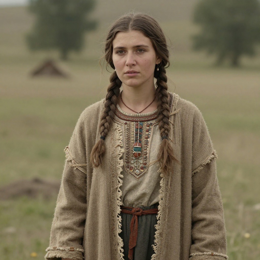 Portrait reconstruction of A woman buried in Russia in the  era