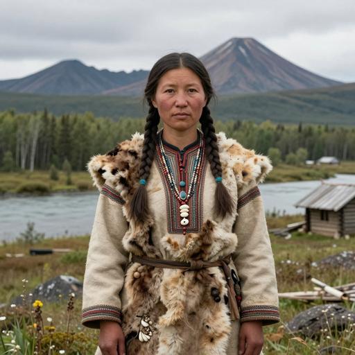 Portrait of ancient individual KMT001 from Russia, dated 550 CE - 565 CE