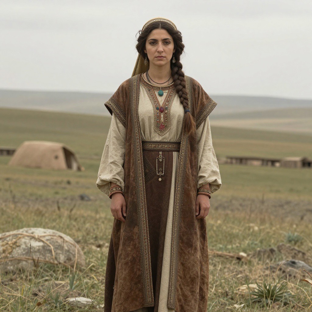 Portrait reconstruction of A woman buried in Armenia in the  era