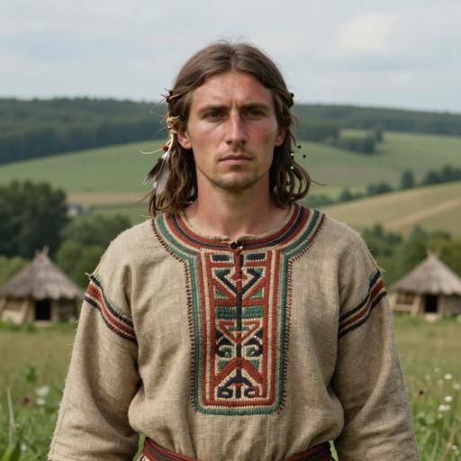 Portrait of ancient individual VERT033 from Ukraine, dated 3800 BCE - 3500 BCE