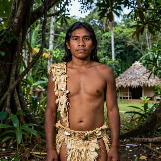 Portrait of ancient individual I19169 from Belize, dated 7031 BCE - 6646 BCE