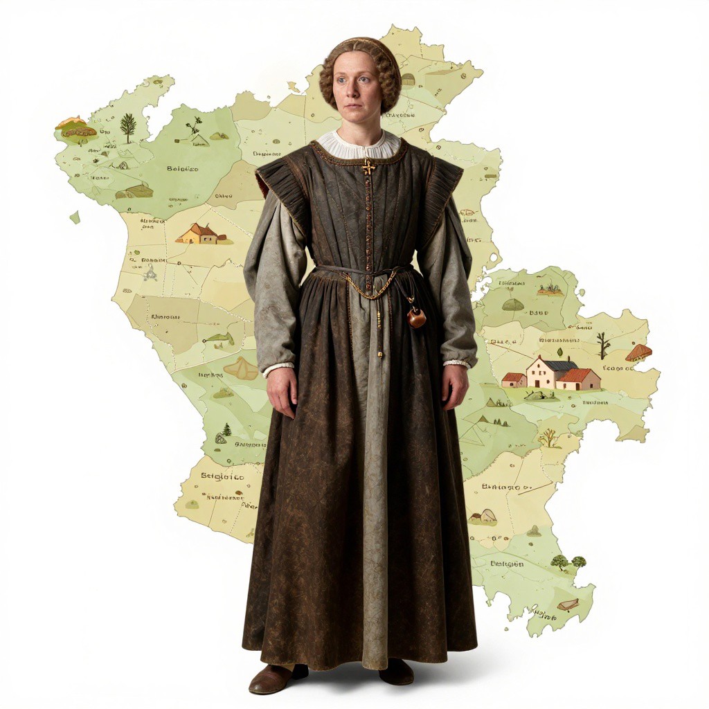 Portrait of ancient individual STR171 from Belgium, dated 1100-1400 CE