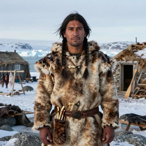 Portrait reconstruction of Inuk